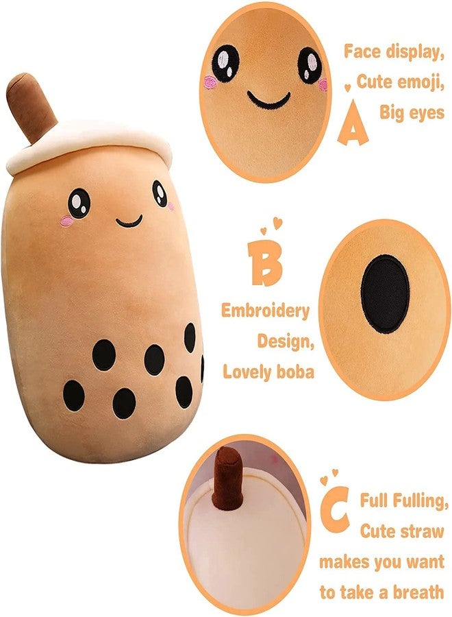 TechMax Solution Cute Bubble Tea Plush Toy Stuffed Food Shaped Pillow Cushion Cartoon Fruit Milk Tea Gift For Kids - Image 2